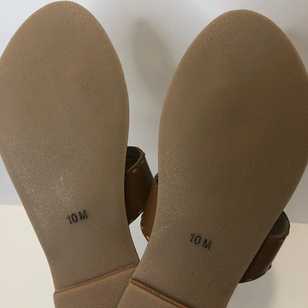 J. Jill brown and tan sandals size 10 - Picture 6 of 8